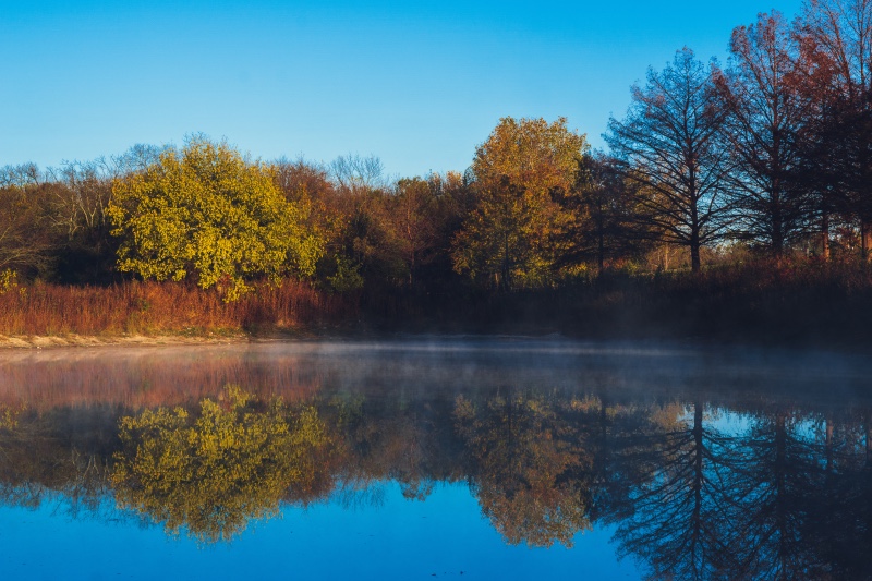 A gorgeous lake in Garland, Texas. 